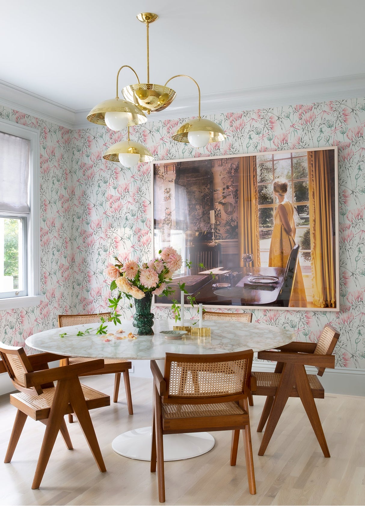 A-Street Prints 2973-90405 Mariell Pink Dragonfly Wallpaper