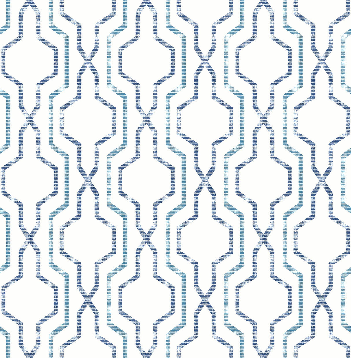 A-Street Prints 2973-90601 Rion Blue Trellis Wallpaper
