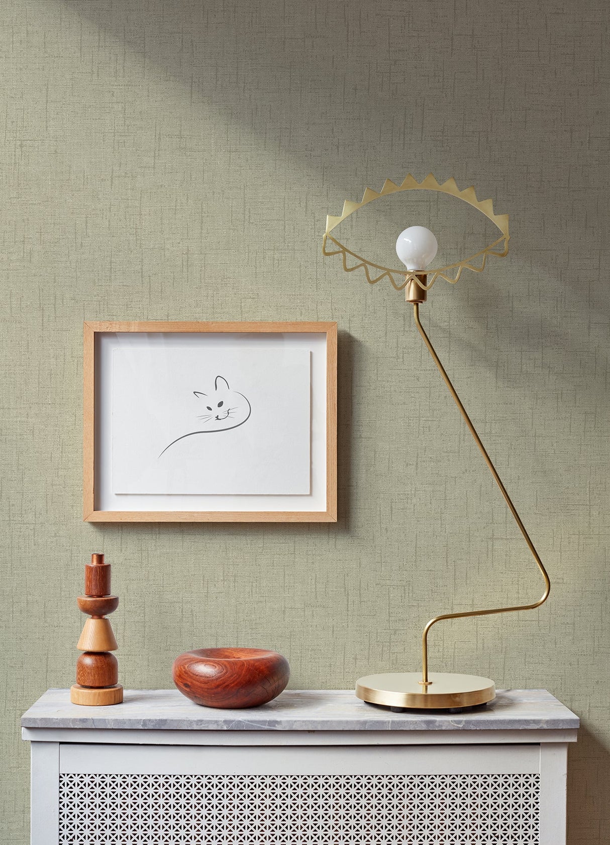 A-Street Prints 2973-90916 Bentley Beige Faux Linen Wallpaper