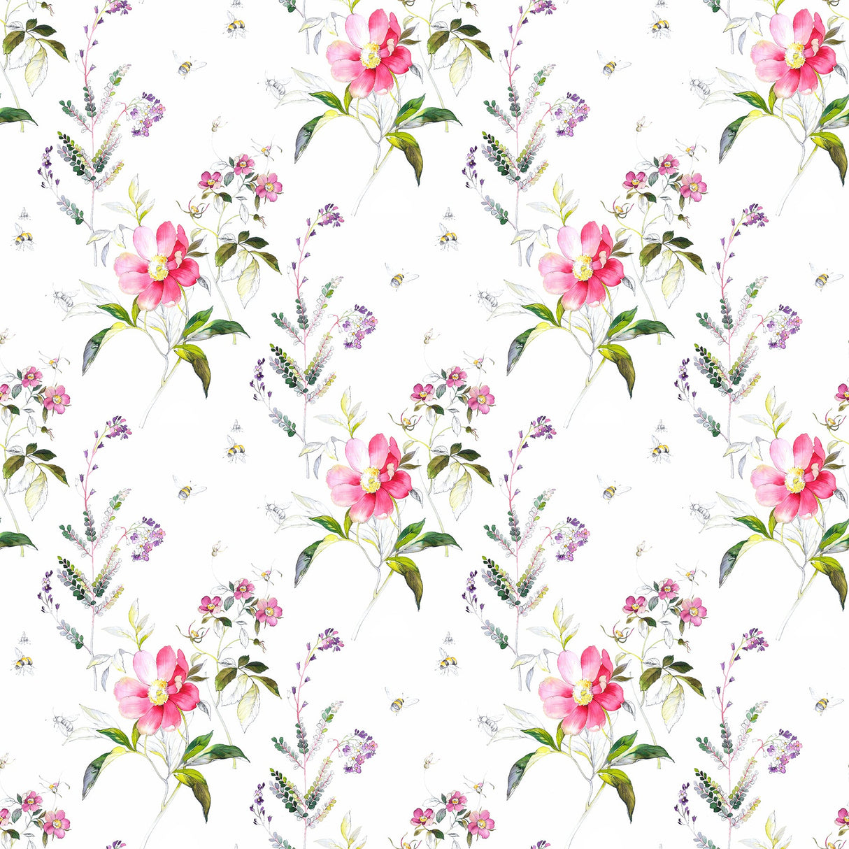 A-Street Prints 2973-92401M Pink Sinclair Wall Mural