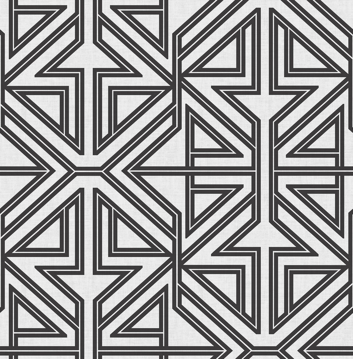 A-Street Prints 2975-26231 Kachel Black Geometric Wallpaper