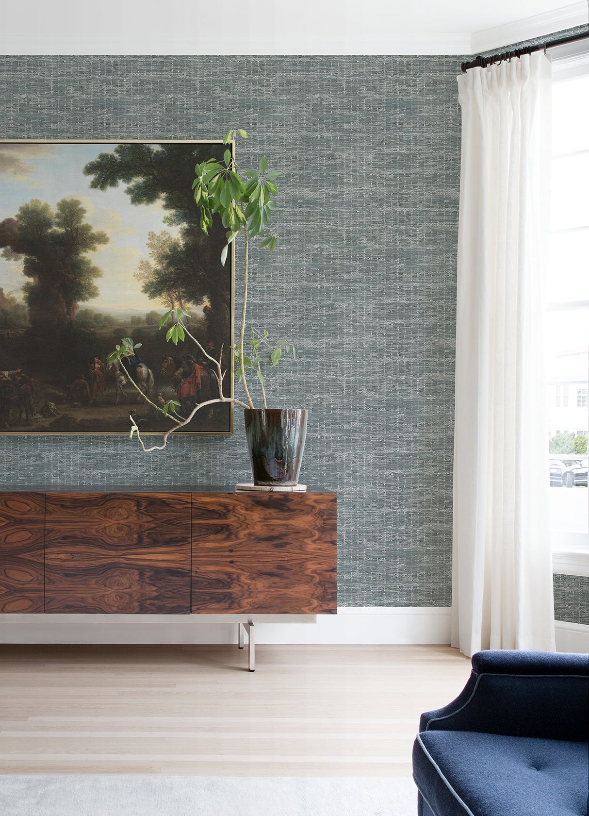 A-Street Prints 2975-26254 Samos Grey Texture Wallpaper