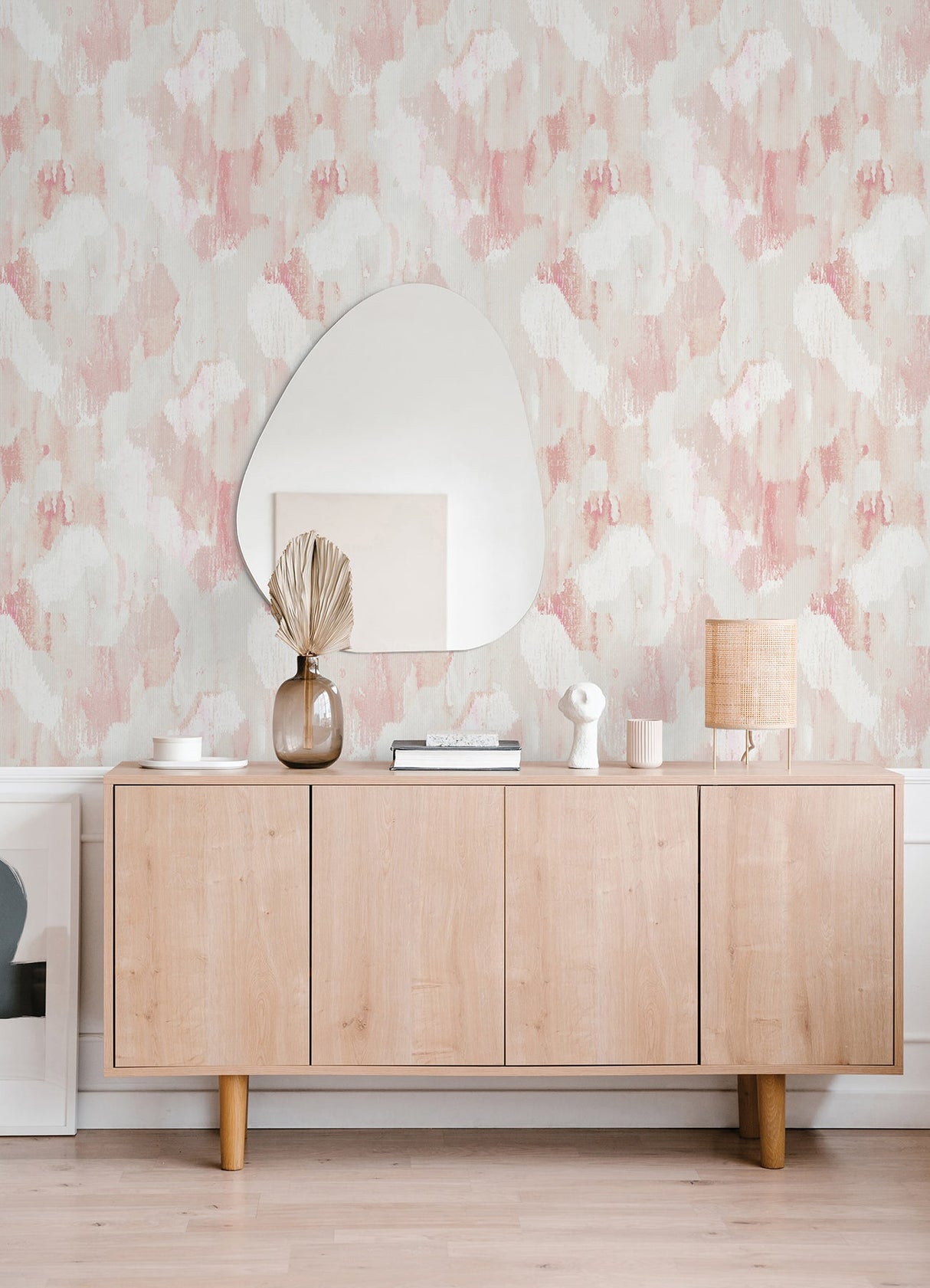 A-Street Prints 2975-26259 Mahi Blush Abstract Wallpaper