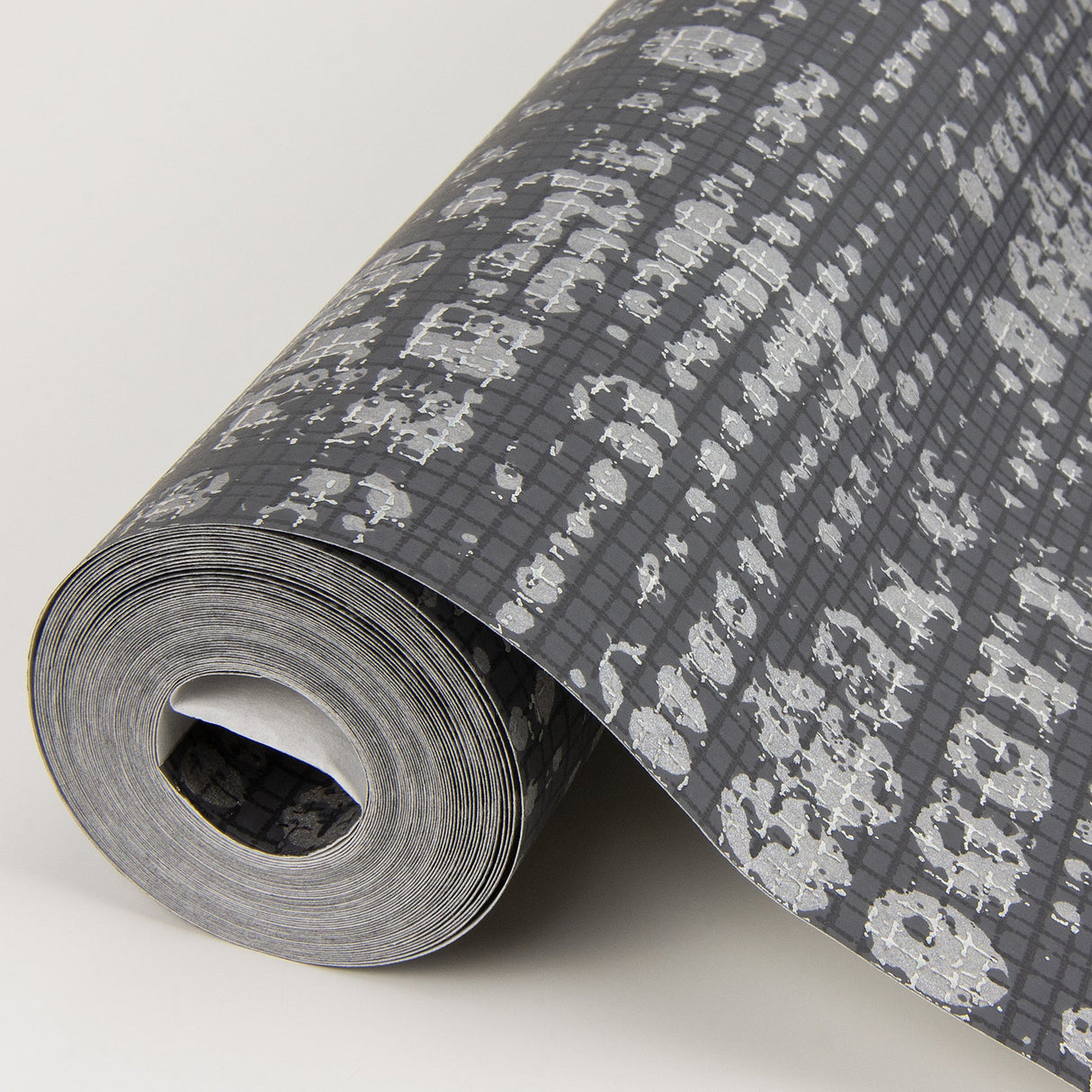 A-Street Prints 2976-86409 Celeste Silver Circle Grid Wallpaper