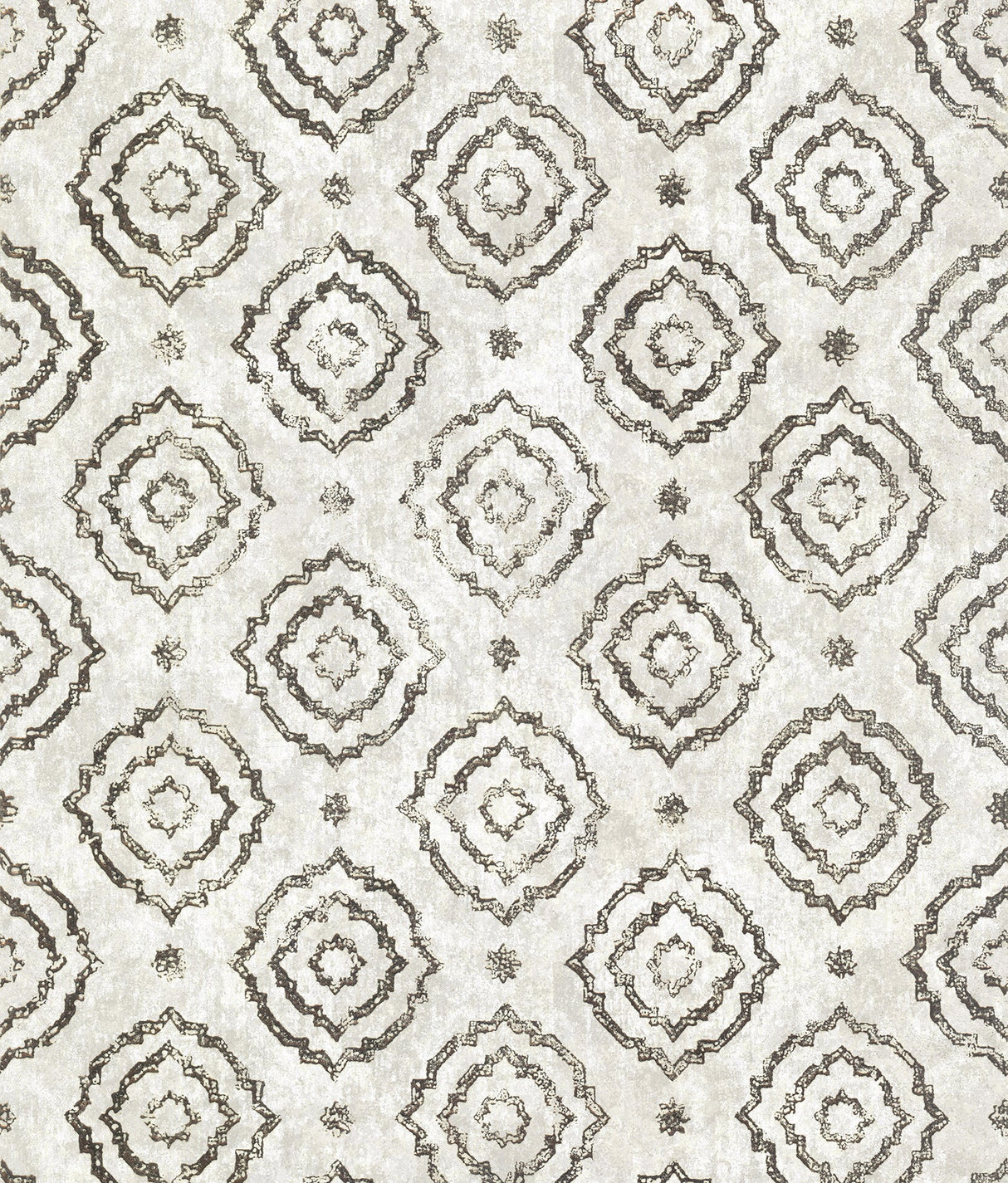 A-Street Prints 2976-86424 Uma Platinum Medallion Wallpaper