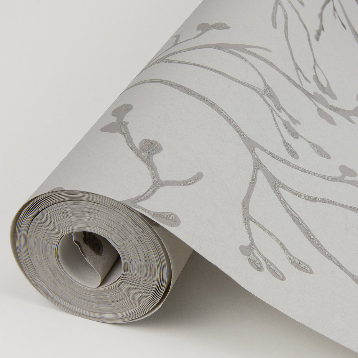 A-Street Prints 2976-86453 Koura Silver Branches Wallpaper