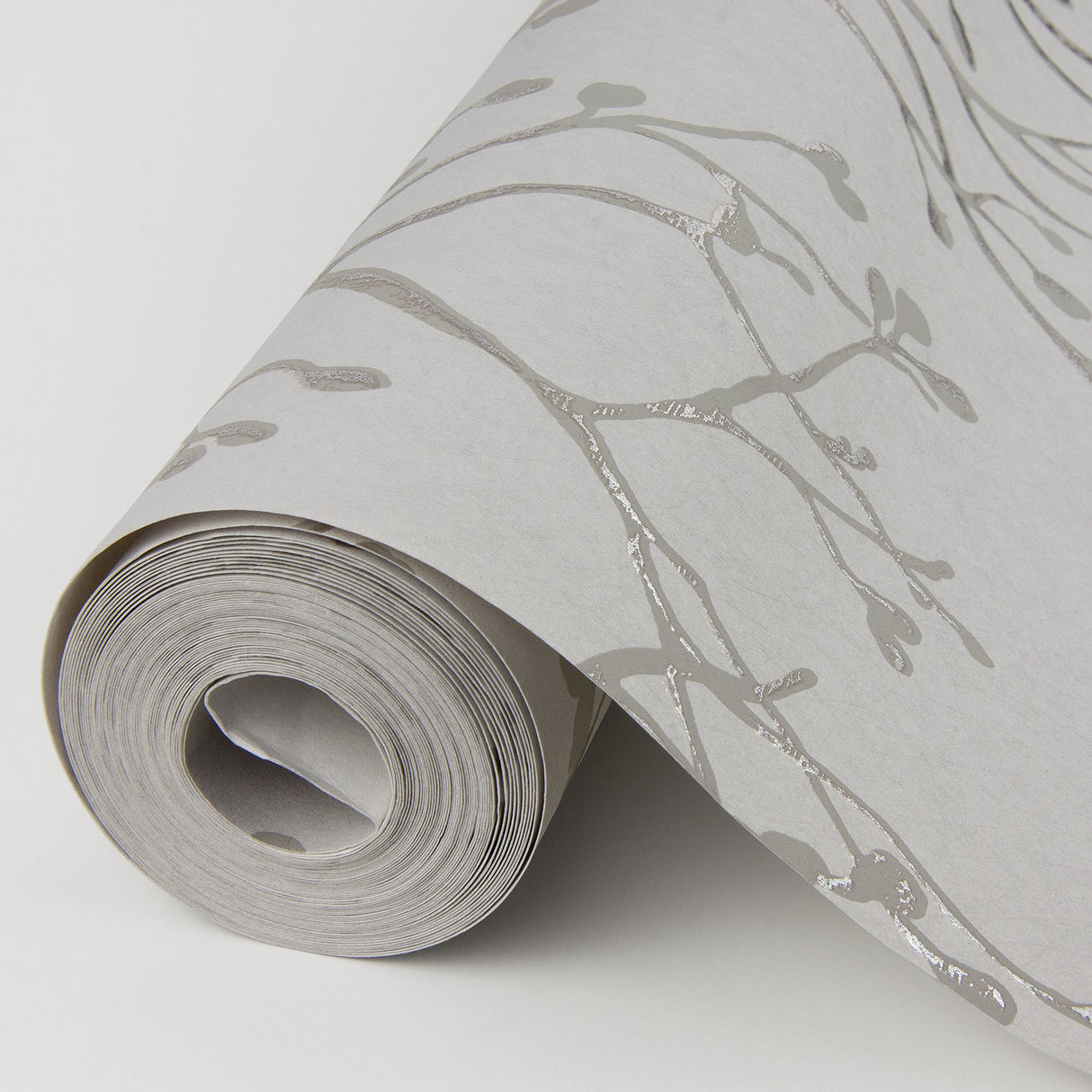 A-Street Prints 2976-86456 Koura Platinum Branches Wallpaper