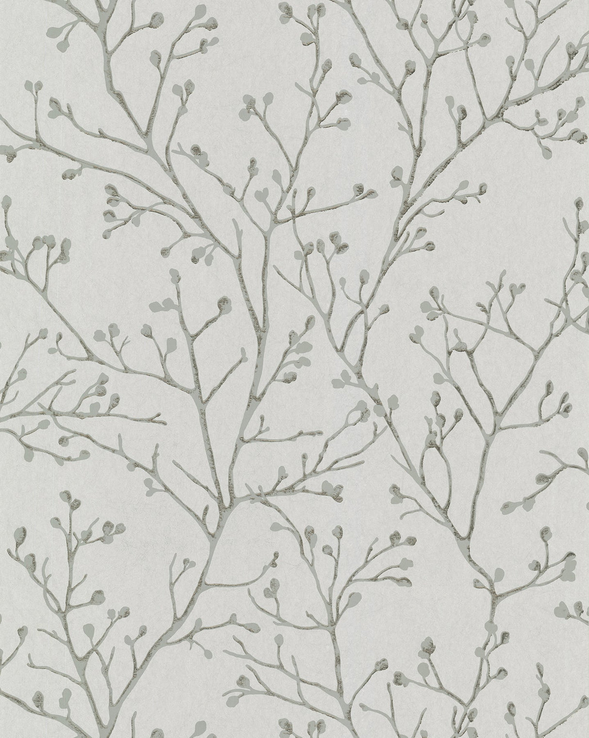 A-Street Prints 2976-86456 Koura Platinum Branches Wallpaper