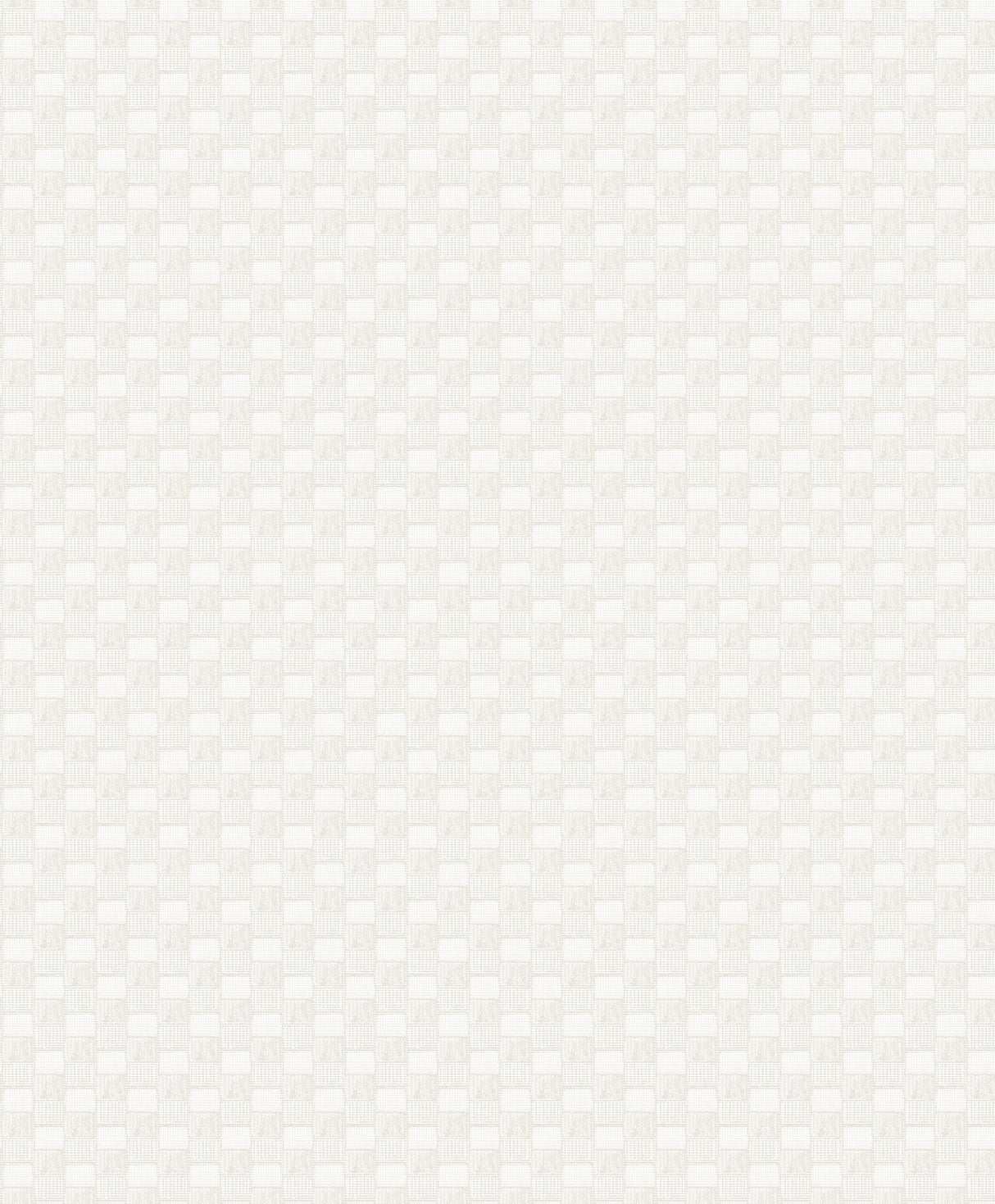 A-Street Prints 2976-86505 Ira Cream Checkered Wallpaper