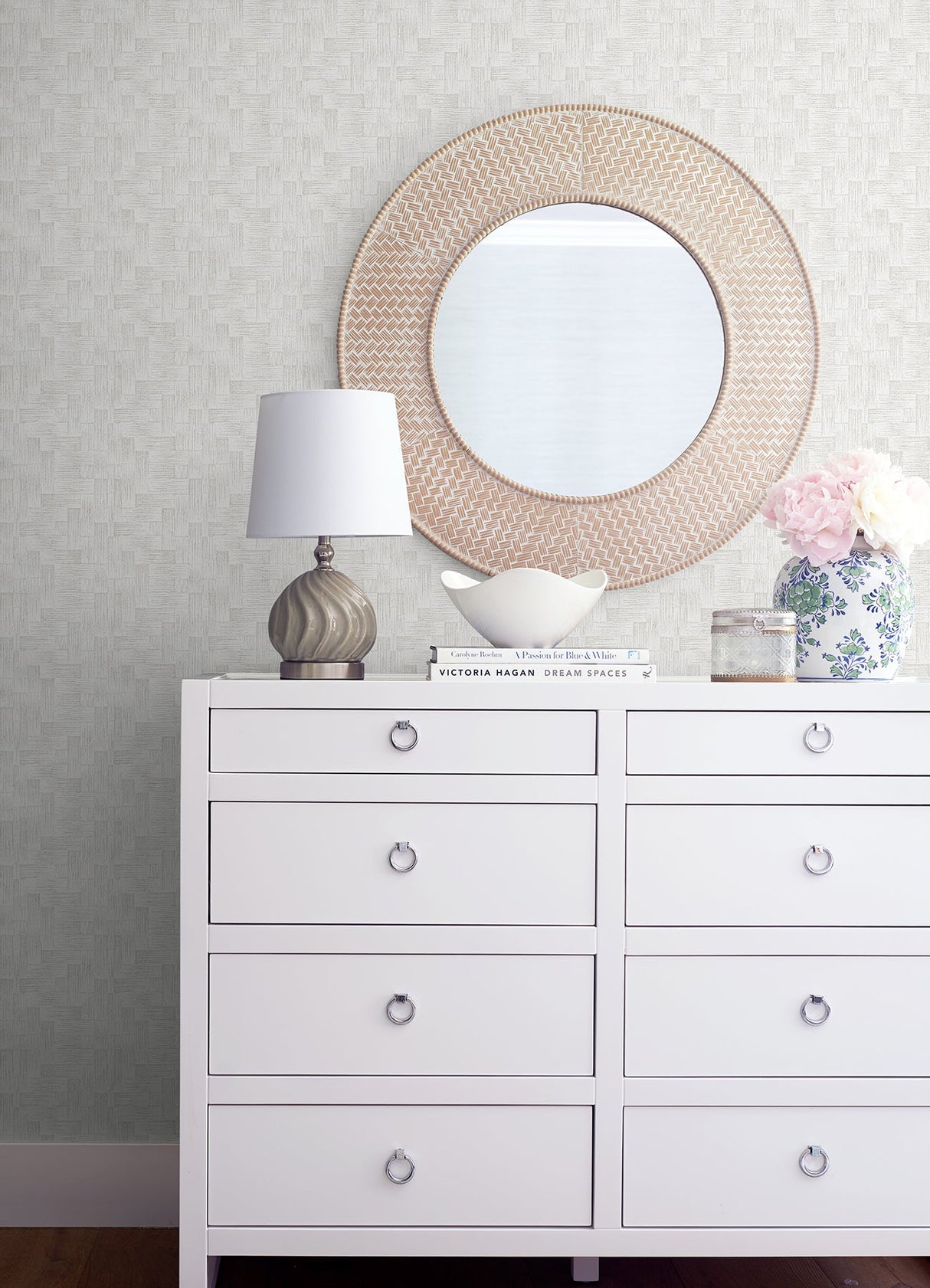 A-Street Prints 2976-86524 Maitai Silver Abstract Wallpaper