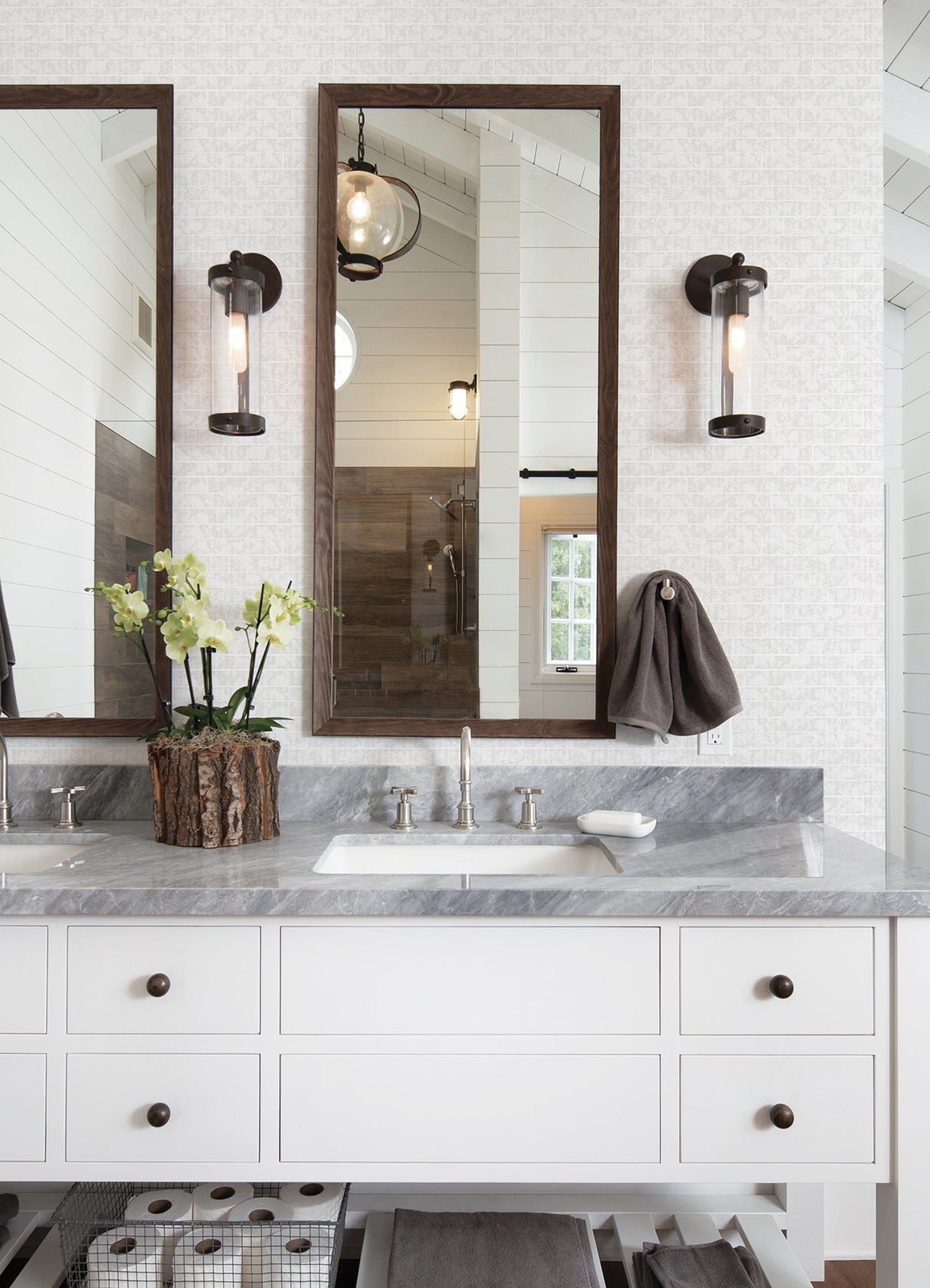 A-Street Prints 2976-86526 Namari Silver Distressed Tile Wallpaper