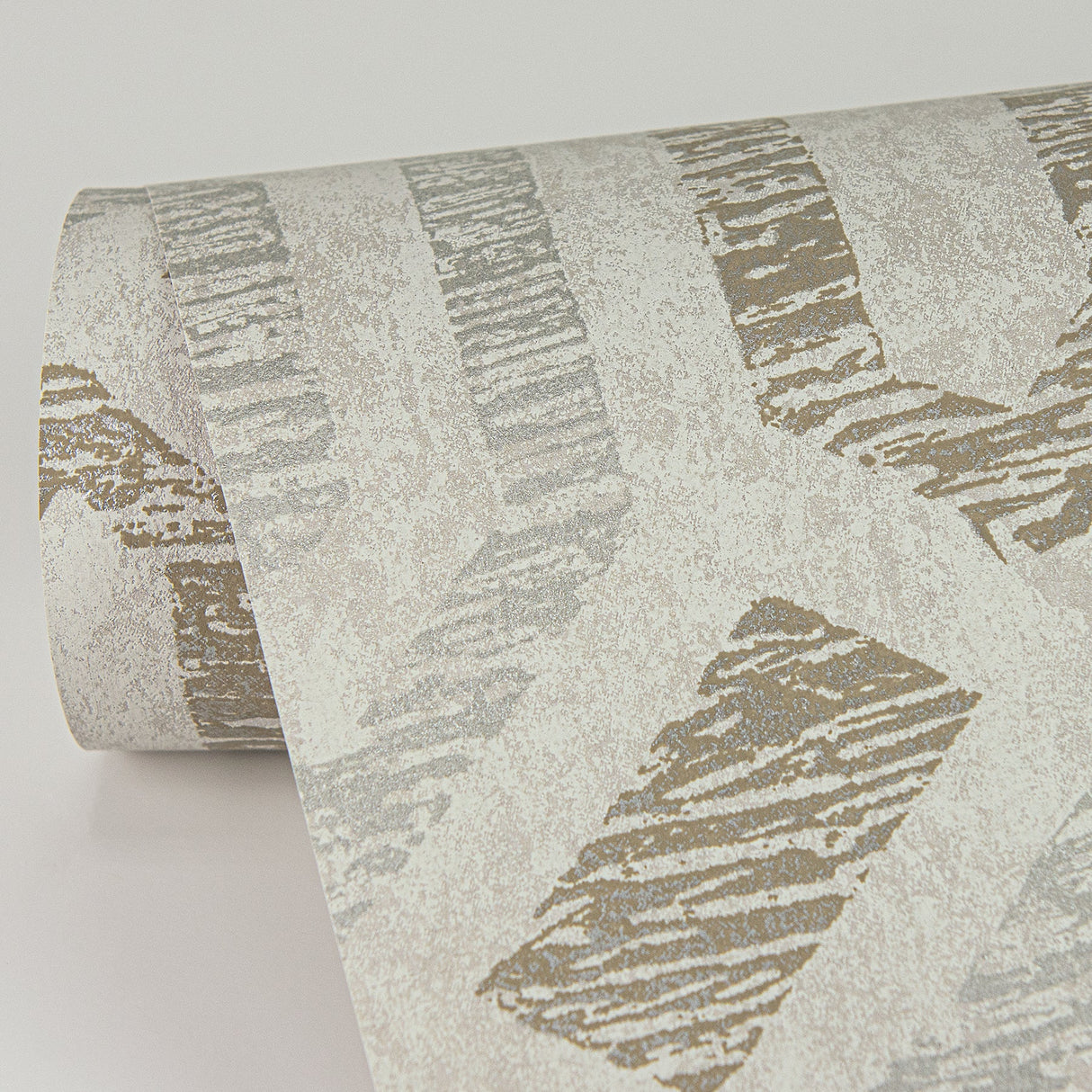 A-Street Prints 2976-86539 Latona Platinum Diamond Geometric Wallpaper