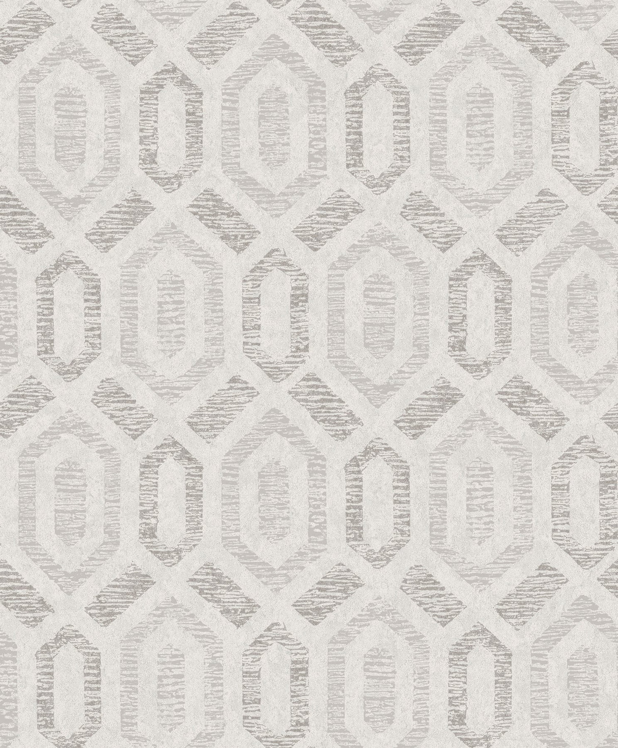 A-Street Prints 2976-86539 Latona Platinum Diamond Geometric Wallpaper