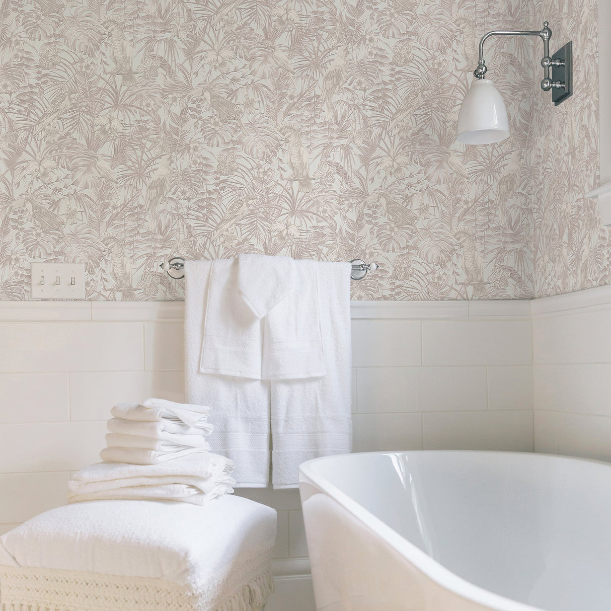 Advantage 2979-37210-2 Susila Beige Tropical Wallpaper