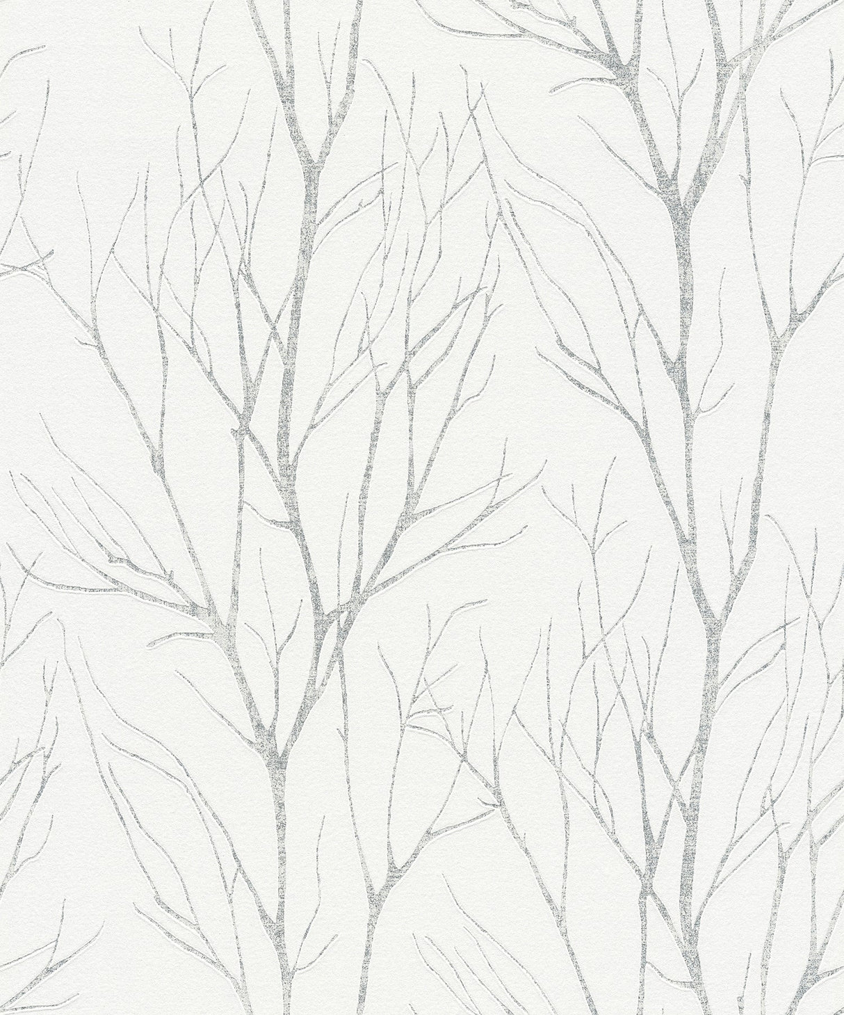 Advantage 2979-37260-2 Diani White Metallic Tree Wallpaper