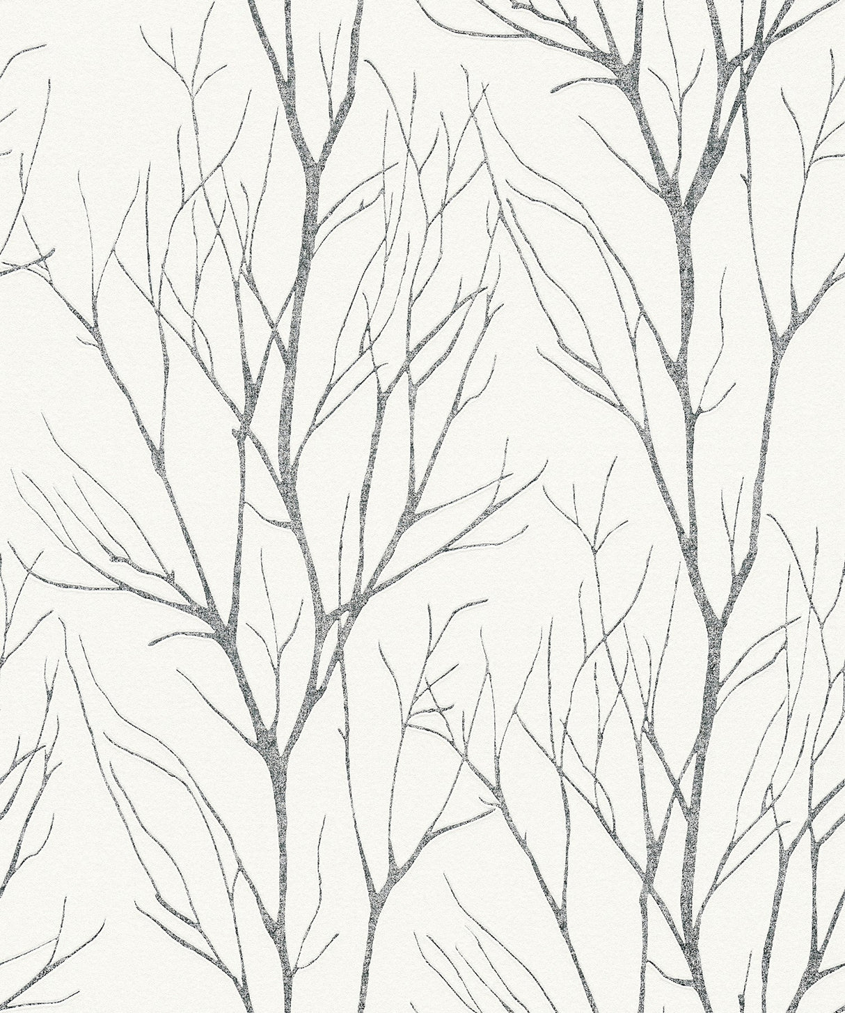 Advantage 2979-37260-4 Diani Charcoal Metallic Tree Wallpaper