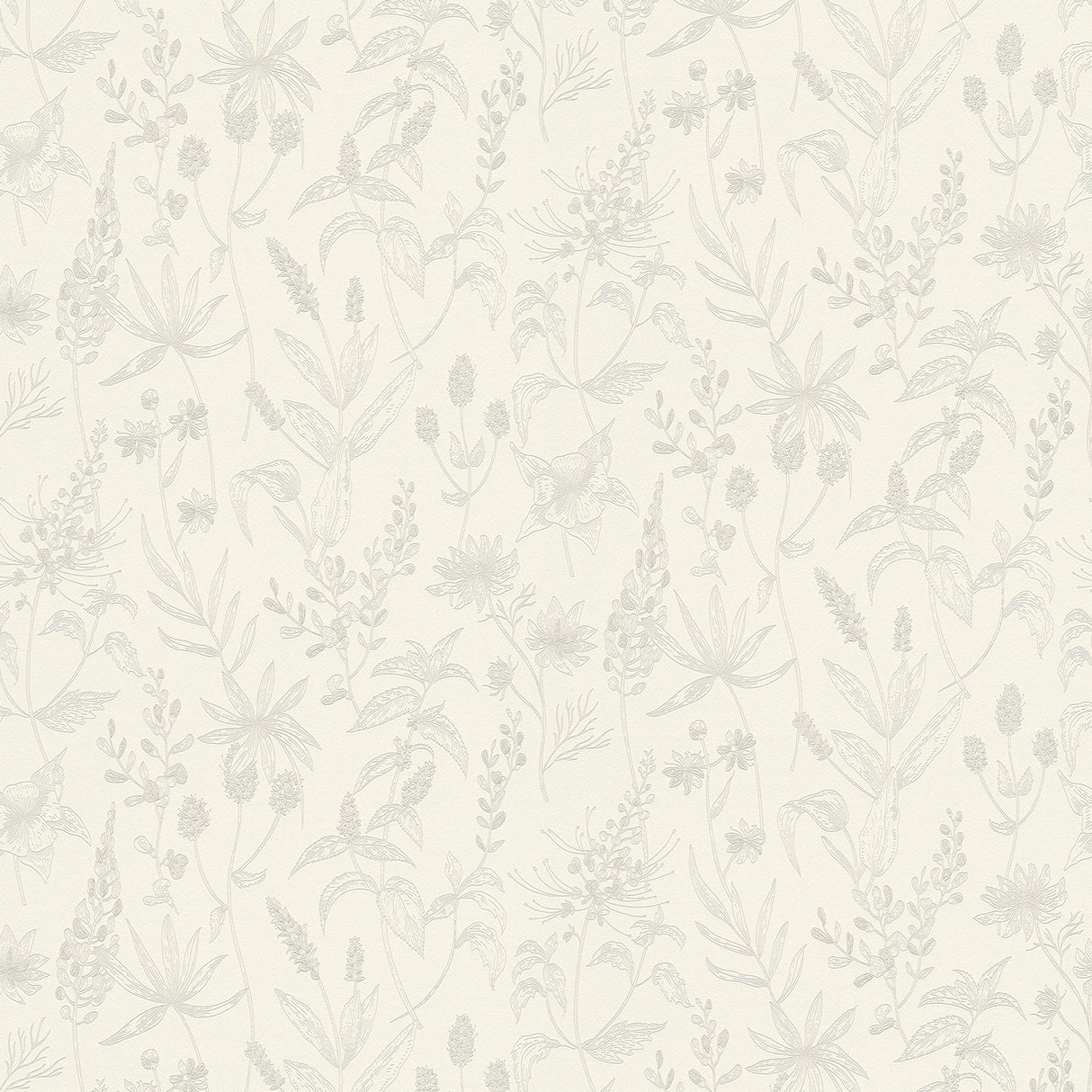 Advantage 2979-37363-1 Nami White Floral Wallpaper