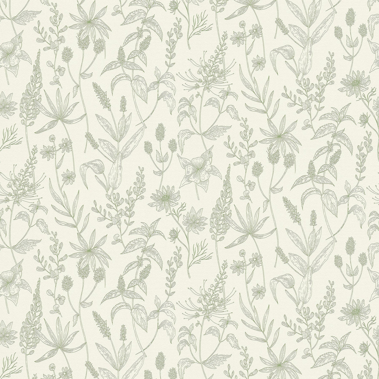 Advantage 2979-37363-5 Nami Olive Floral Wallpaper
