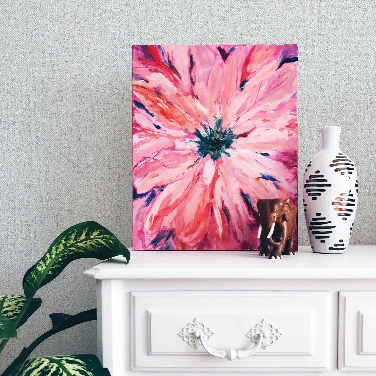 Advantage 2979-37374-6 Hanalei Light Blue Distressed Abstract Texture Wallpaper