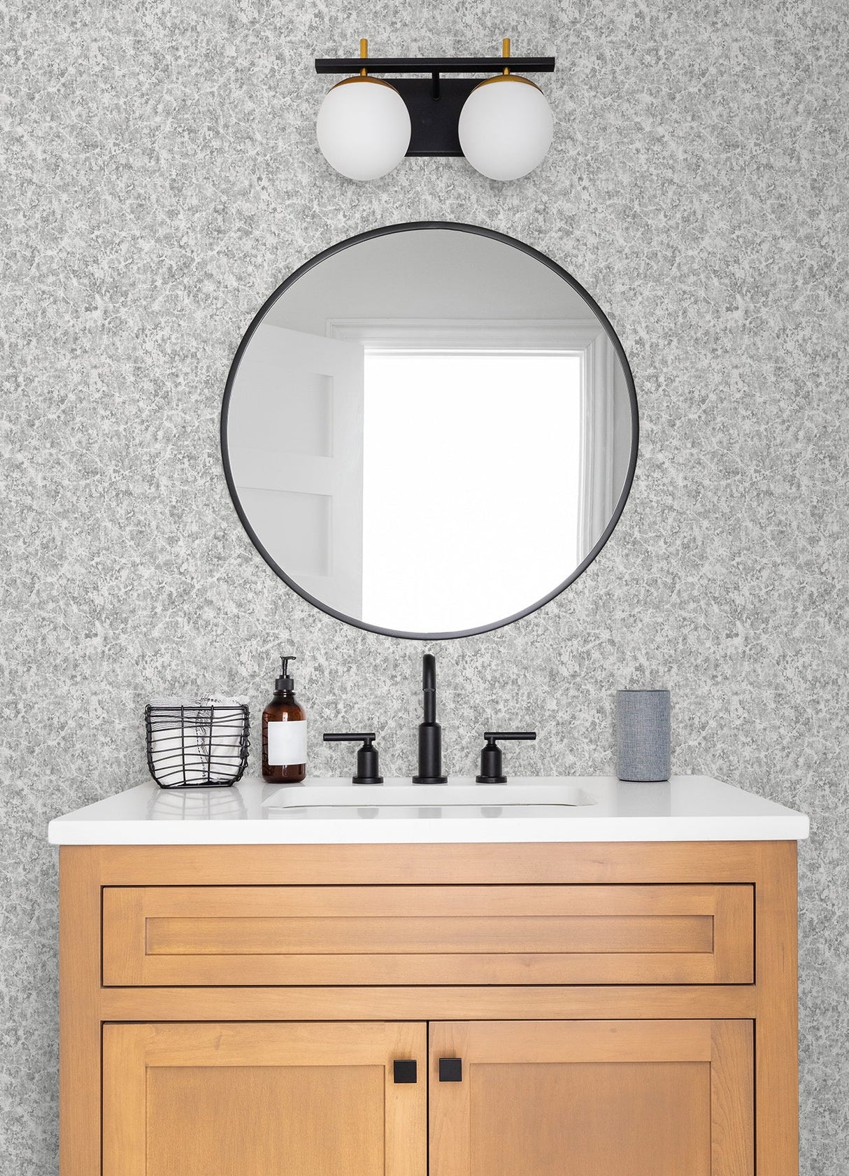 Advantage 2980-26178 Hepworth Grey Texture Wallpaper