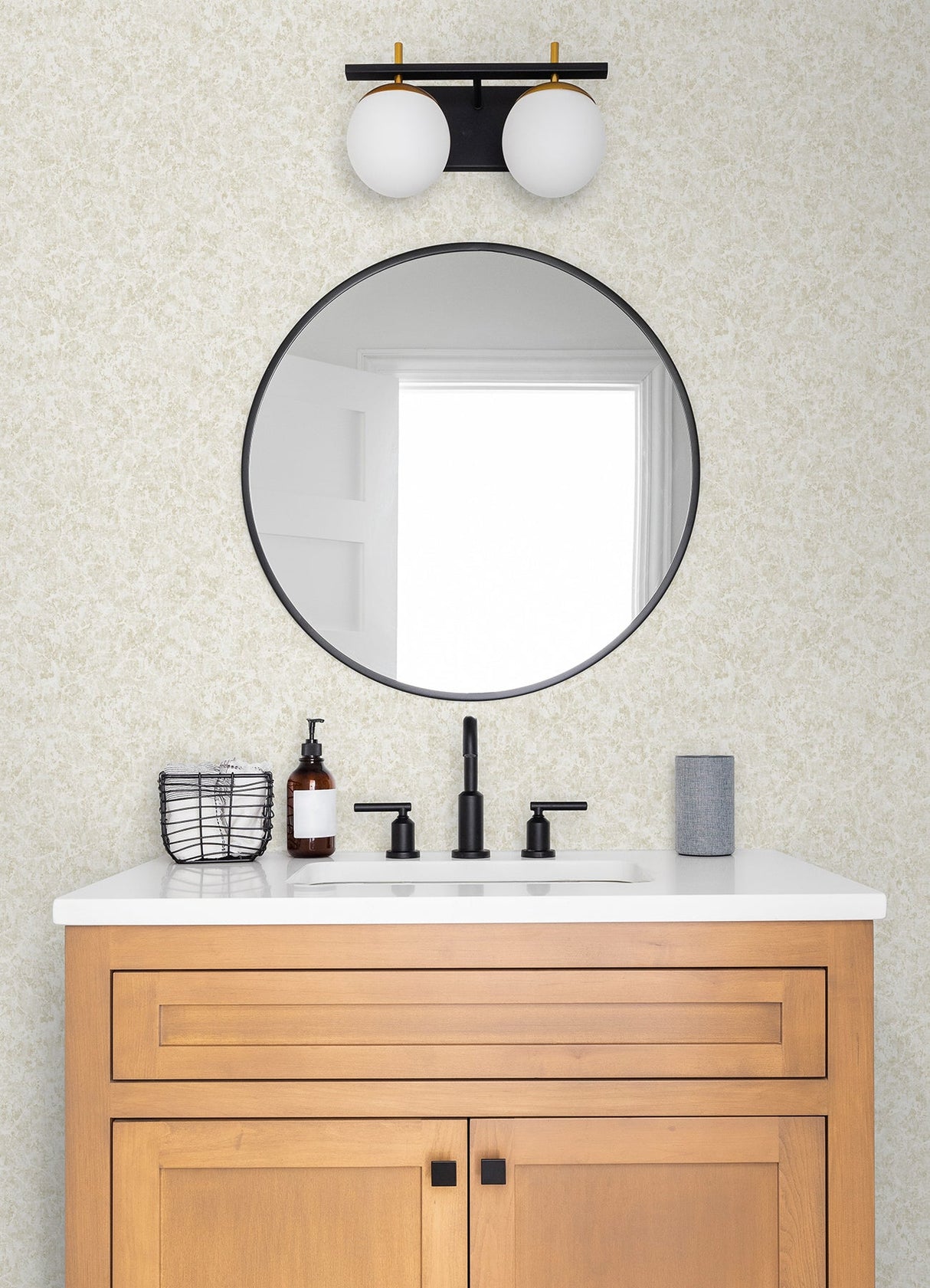 Advantage 2980-26179 Hepworth Off-White Texture Wallpaper