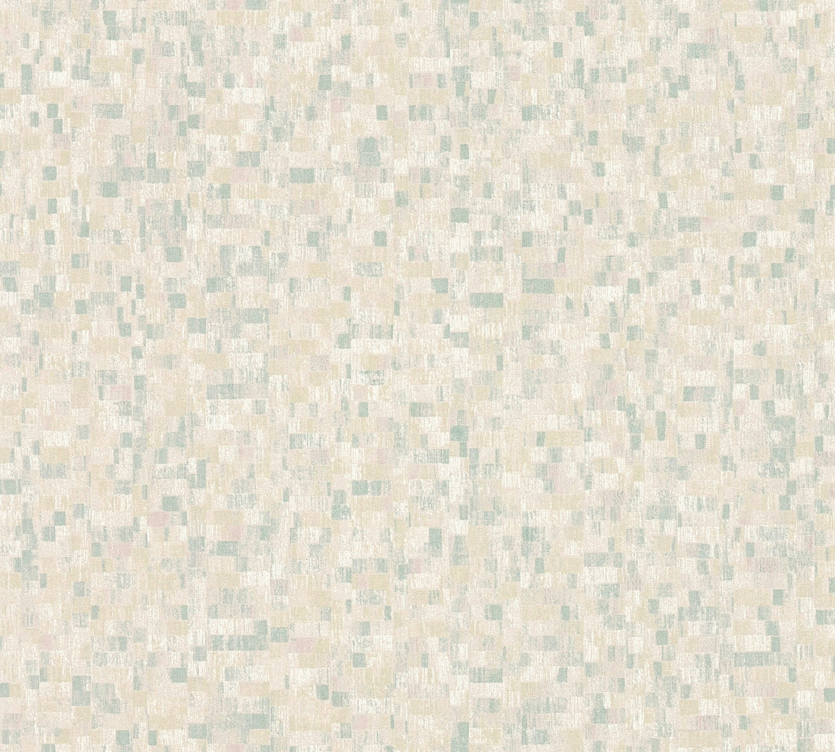 Advantage 2980-38593-1 Albers Teal Squares Wallpaper