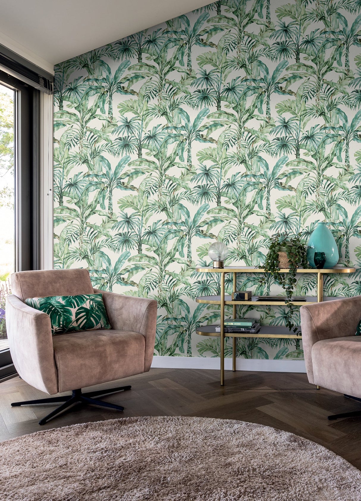 Advantage 2980-485240 Calle White Tropical Wallpaper