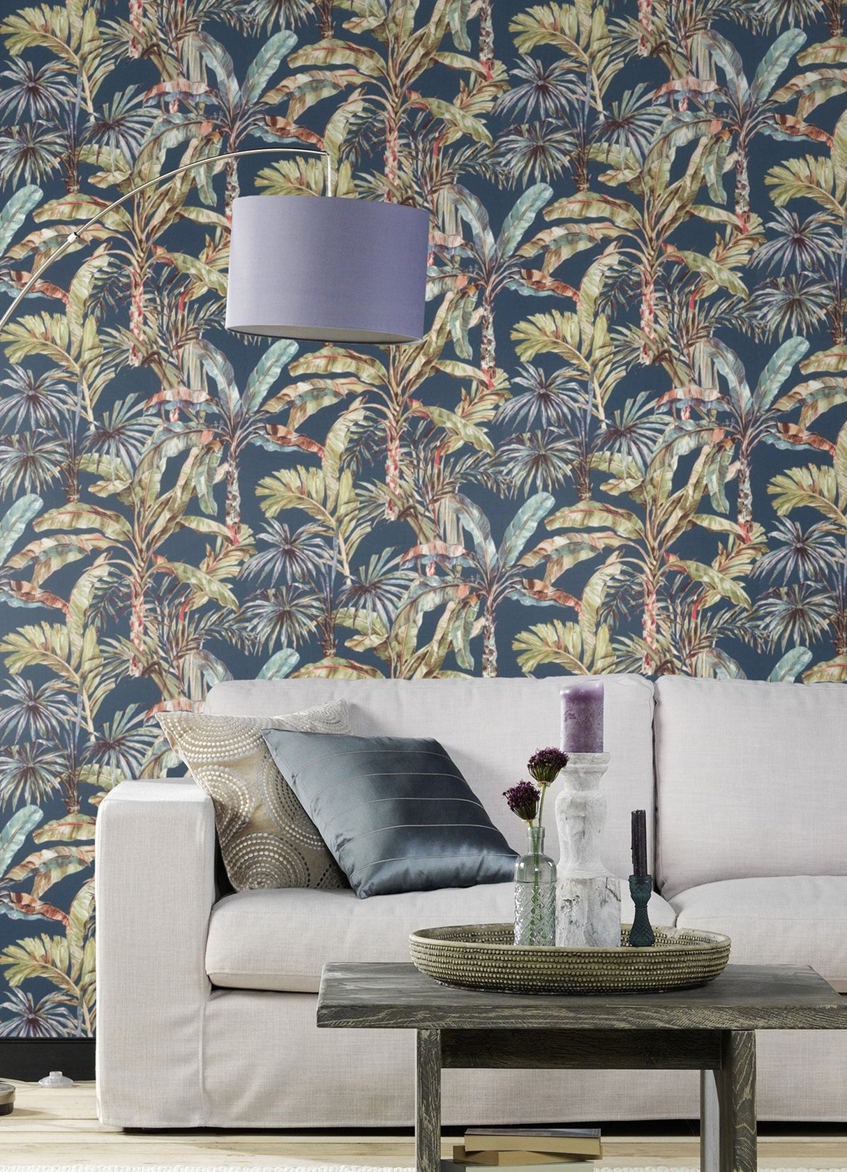 Advantage 2980-485288 Calle Blue Tropical Wallpaper