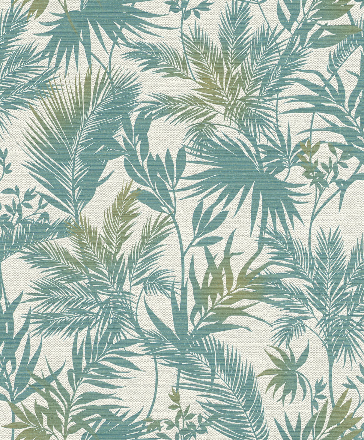 Advantage 2980-704112 Saura Teal Frond Wallpaper