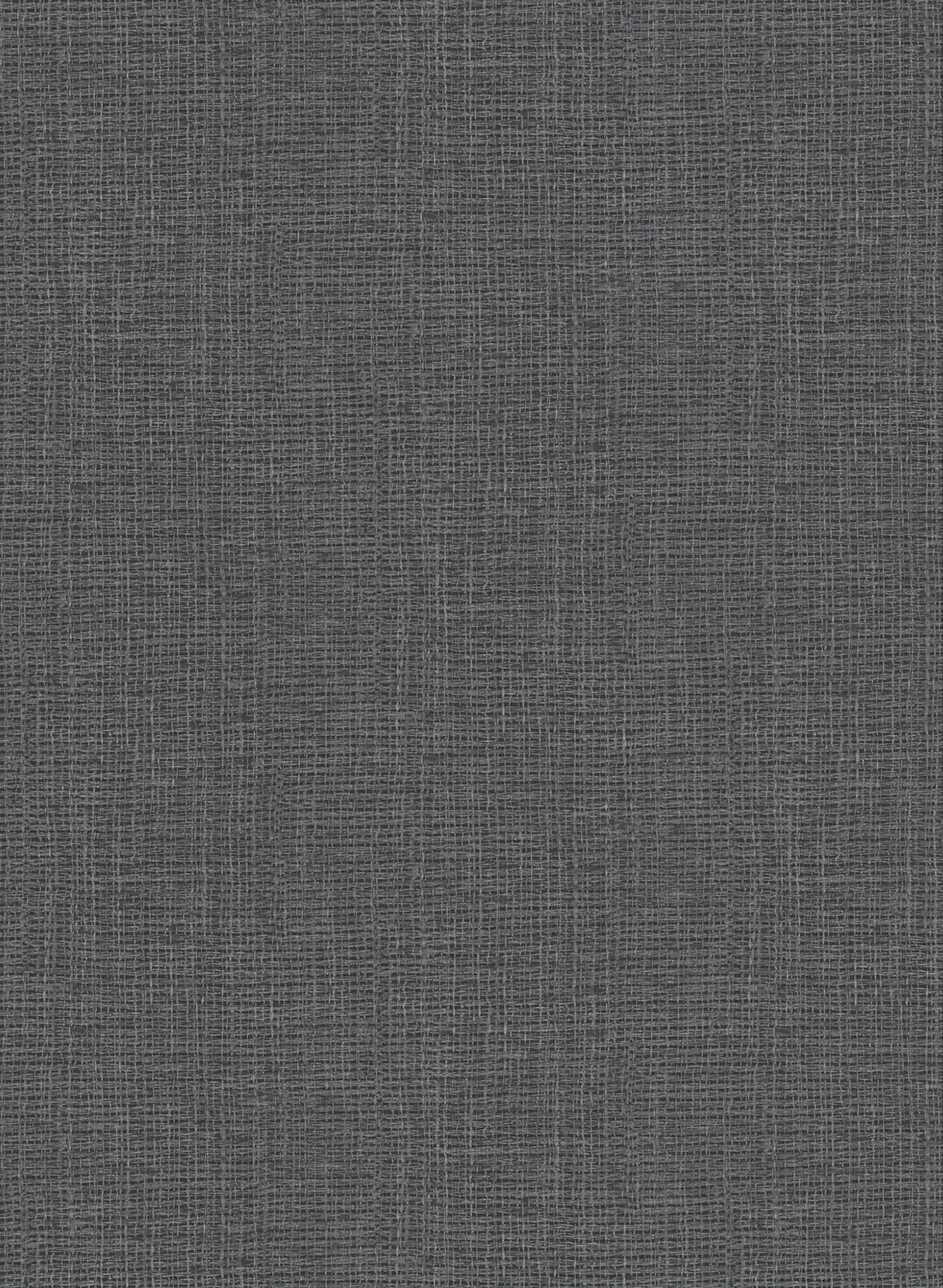 Warner 2984-50600 Claremont Black Faux Grasscloth Wallpaper