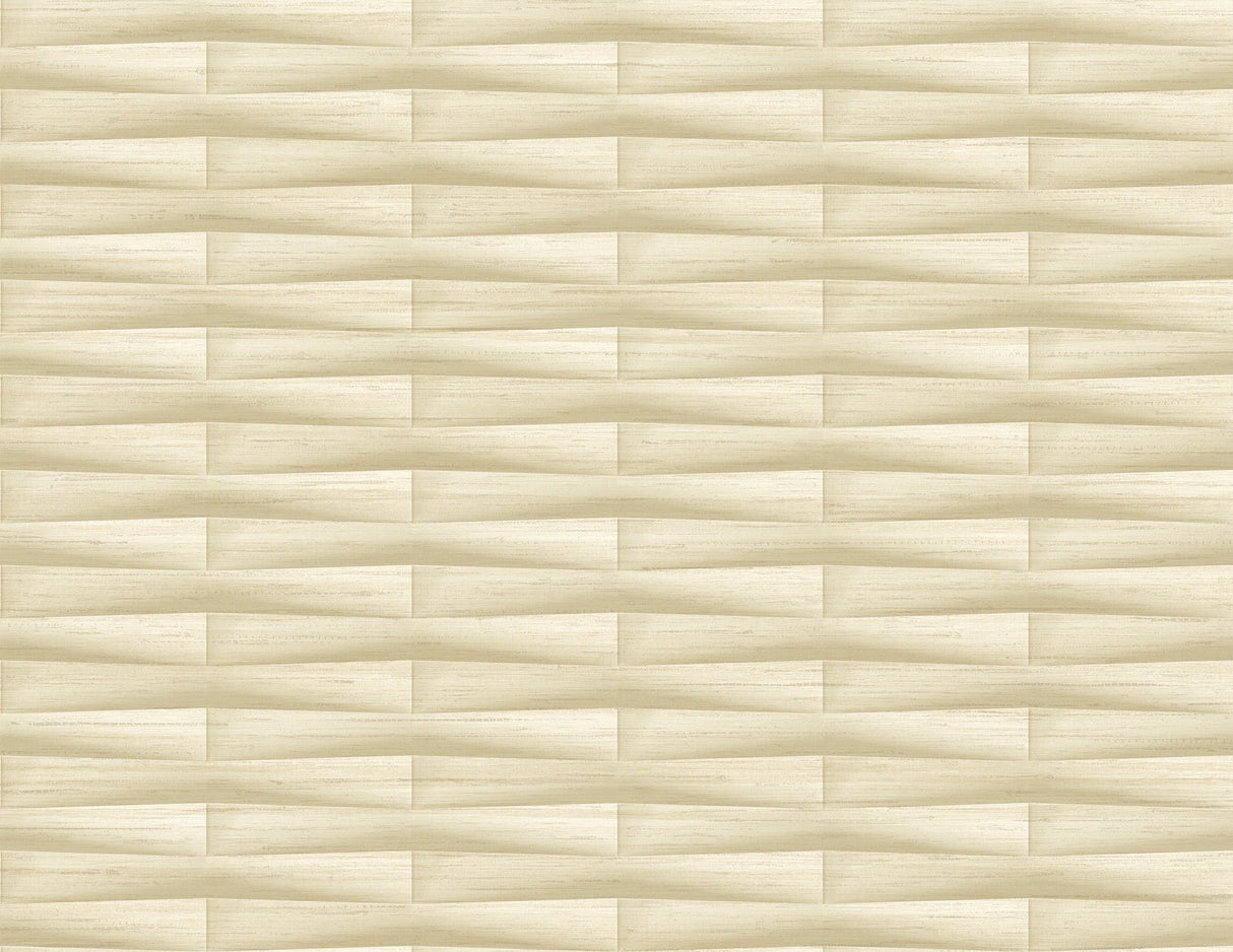 A-Street Prints 2988-70003 Gator Wheat Geometric Stripe Wallpaper