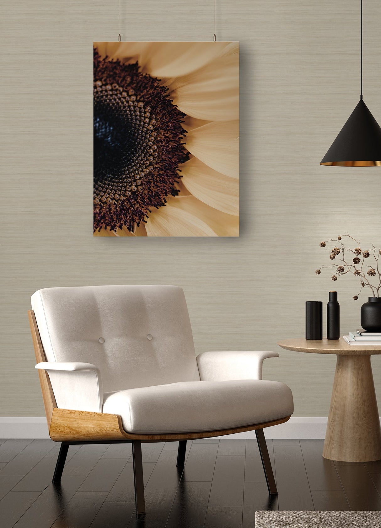 A-Street Prints 2988-70103 Shantung Cream Silk Wallpaper