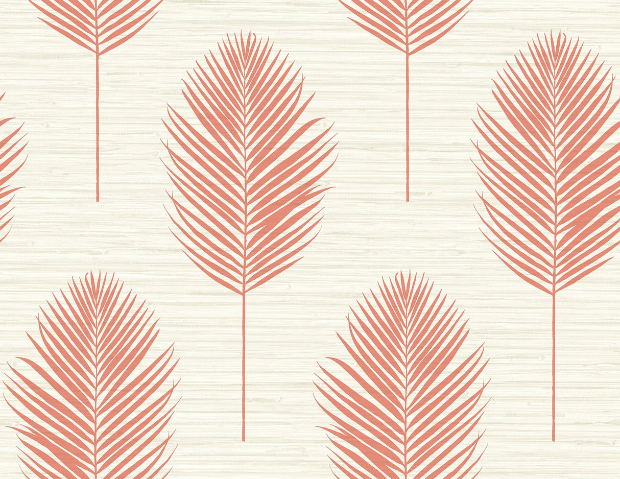 A-Street Prints 2988-70201 Bali Coral Fern Wallpaper