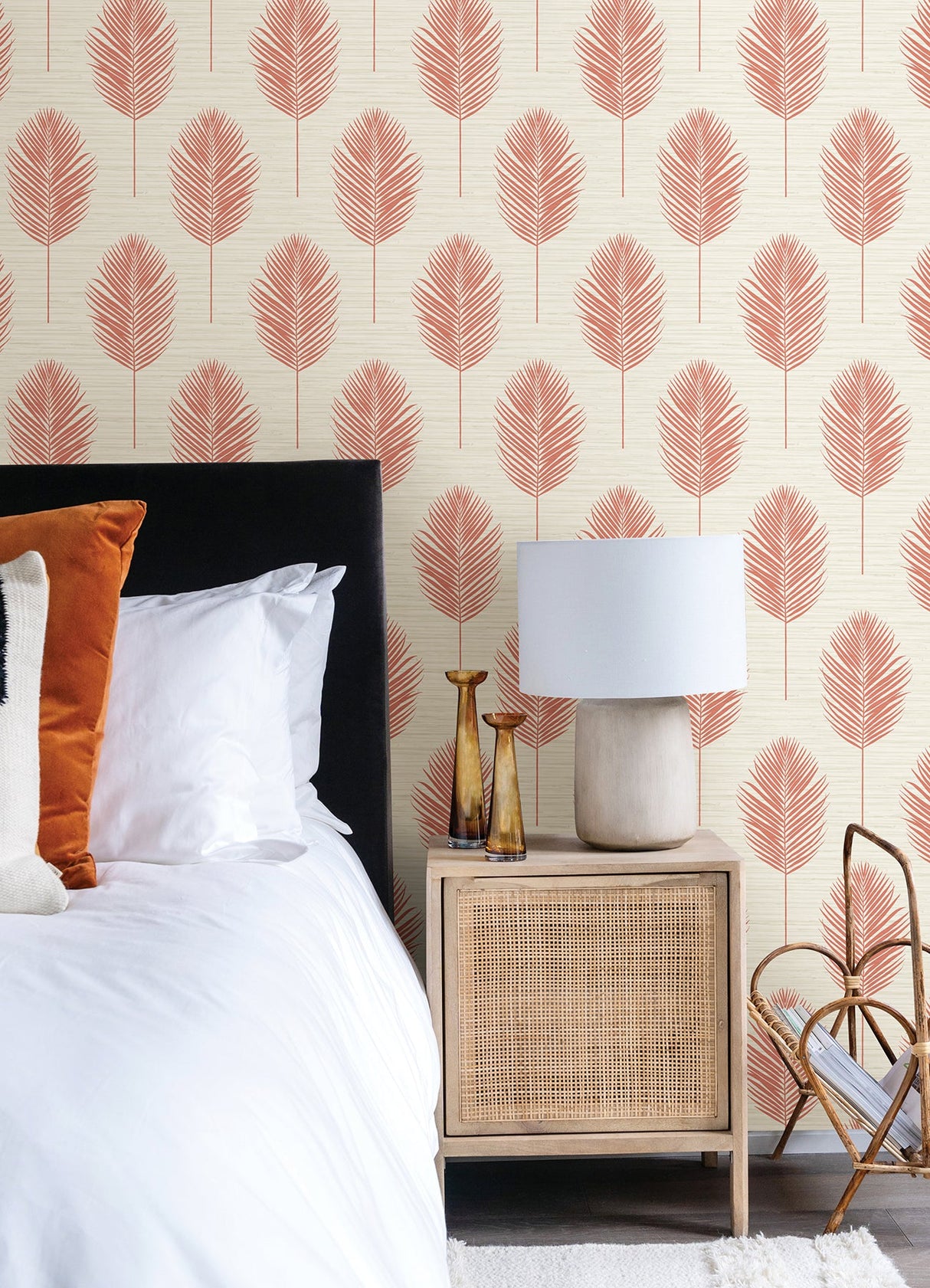 A-Street Prints 2988-70201 Bali Coral Fern Wallpaper