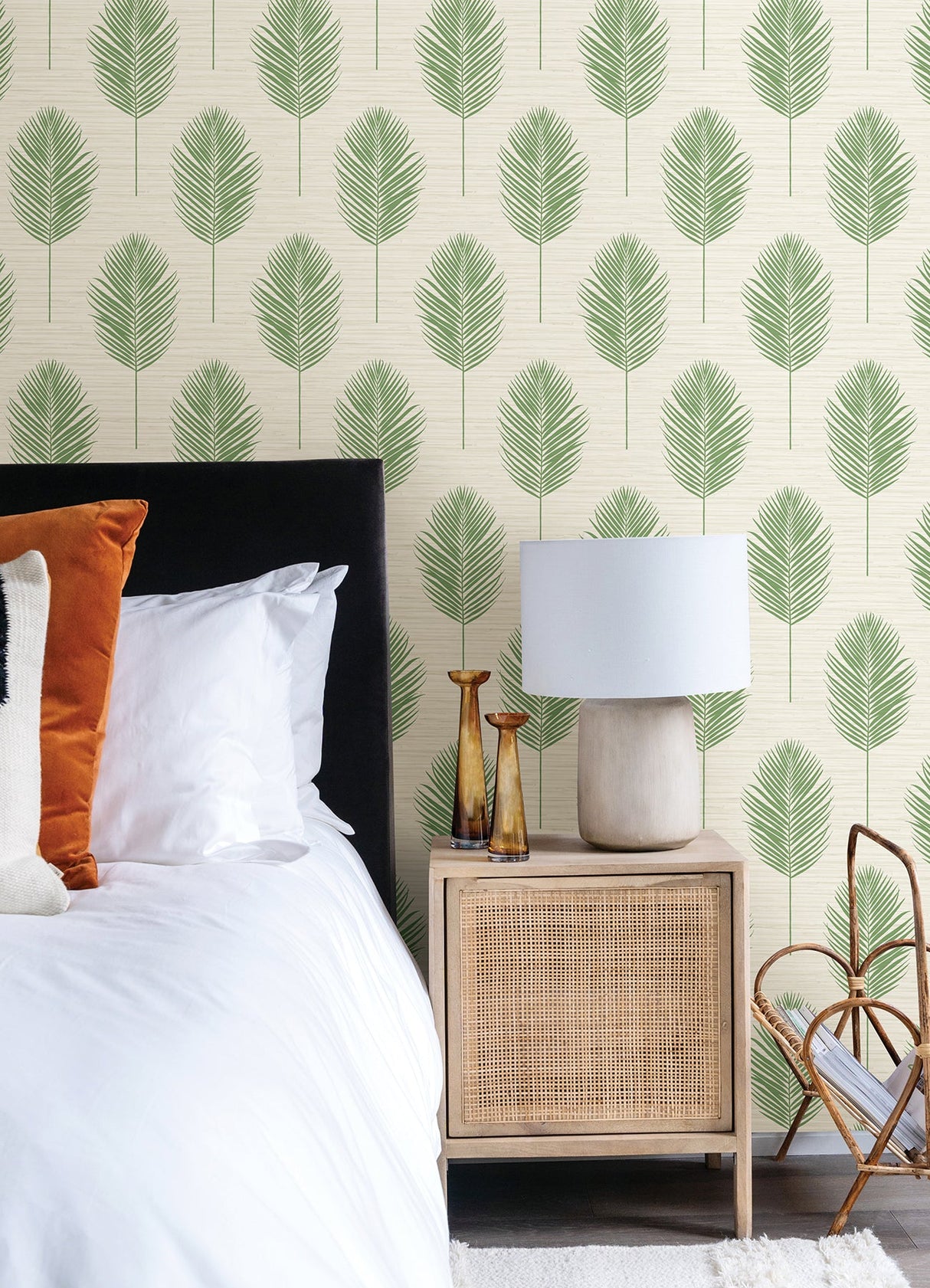 A-Street Prints 2988-70204 Bali Green Fern Wallpaper