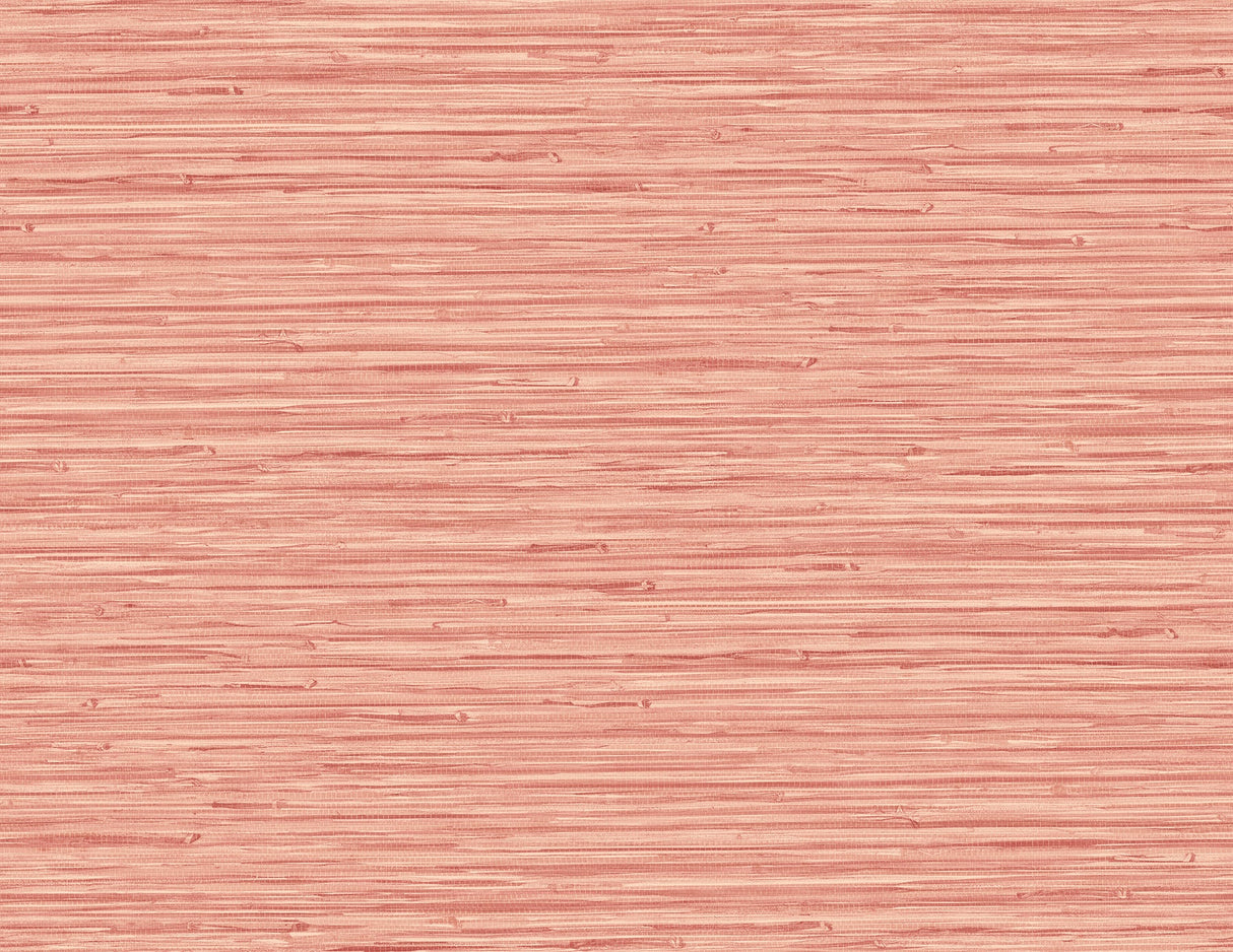 A-Street Prints 2988-70301 Rushmore Coral Faux Grasscloth Wallpaper
