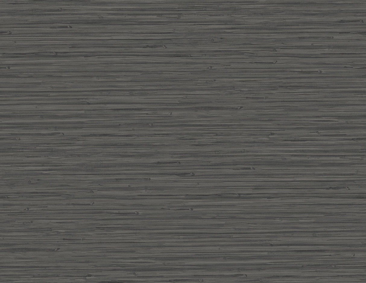A-Street Prints 2988-70310 Rushmore Black Faux Grasscloth Wallpaper