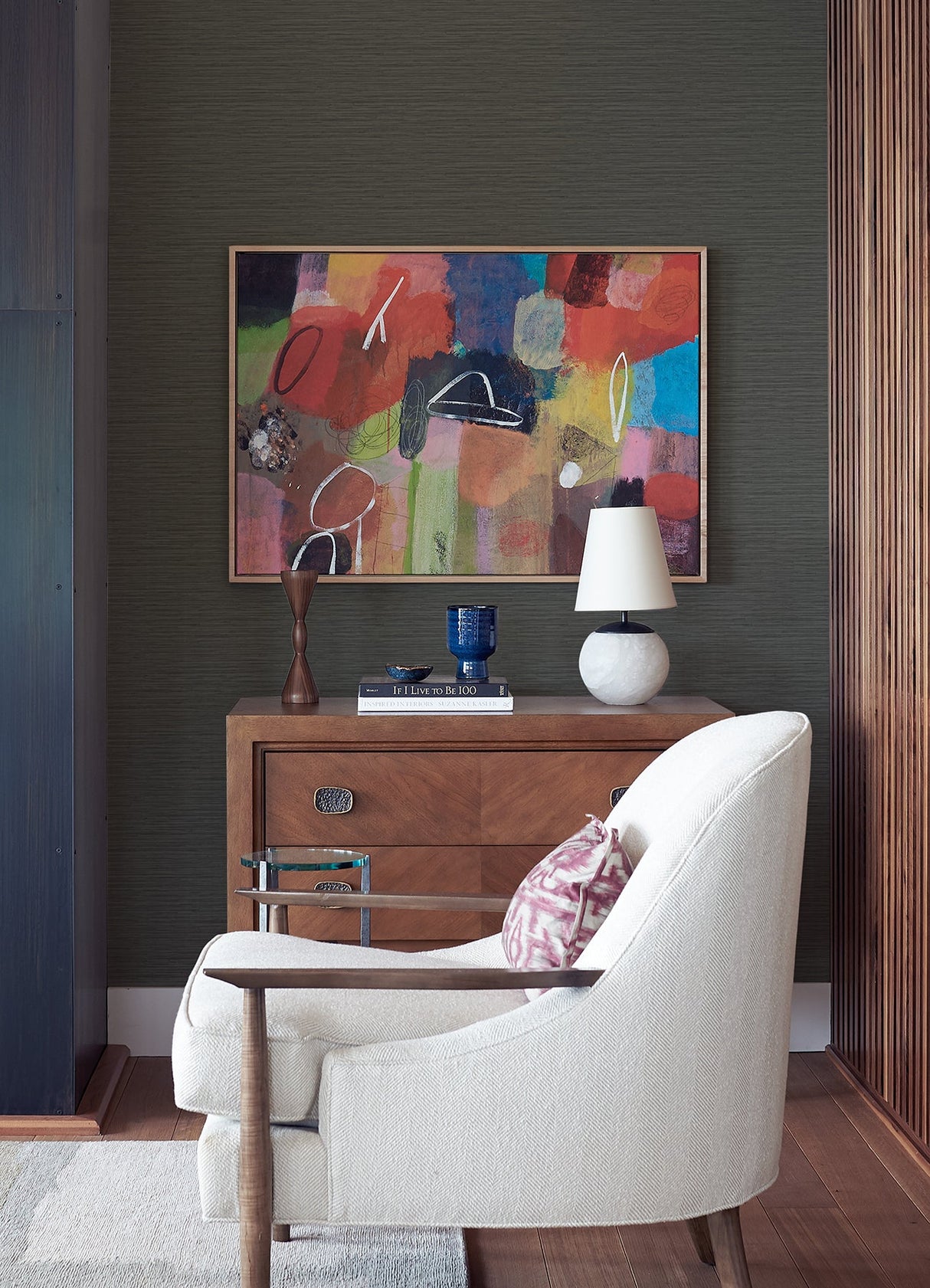 A-Street Prints 2988-70310 Rushmore Black Faux Grasscloth Wallpaper