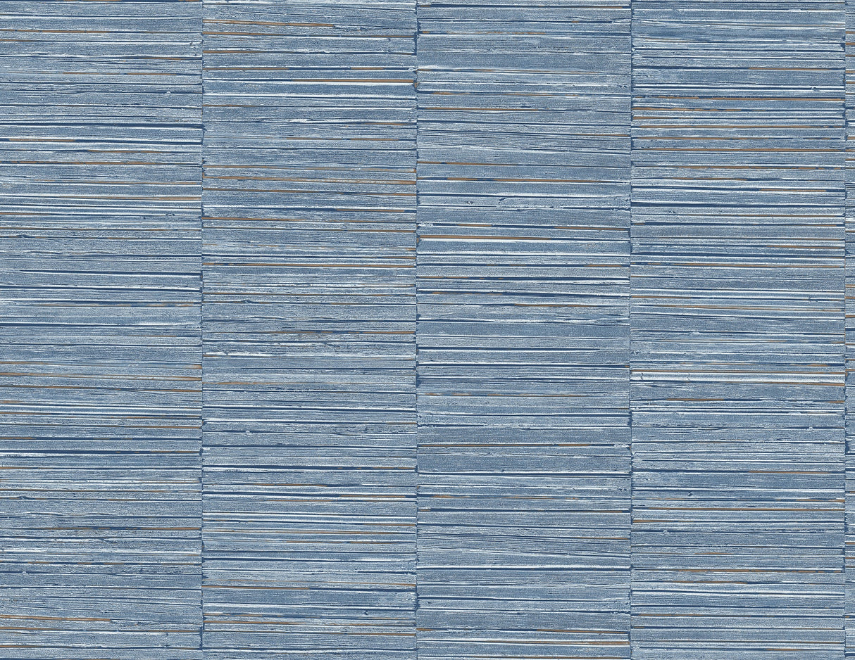 A-Street Prints 2988-70602 Jenga Blue Striped Column Wallpaper