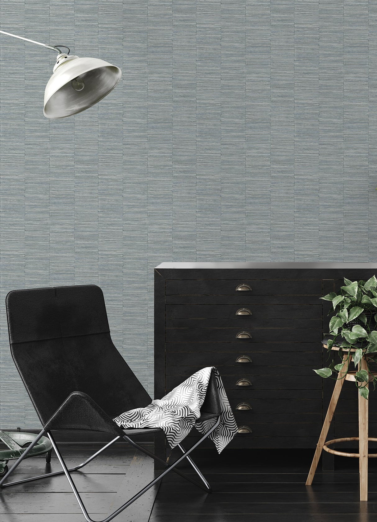 A-Street Prints 2988-70607 Jenga Stone Striped Column Wallpaper