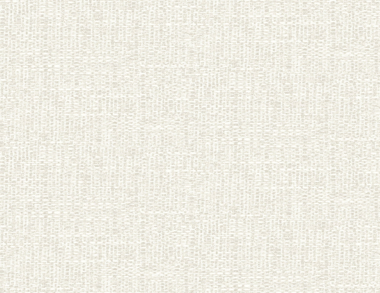 A-Street Prints 2988-70900 Snuggle White Woven Texture Wallpaper