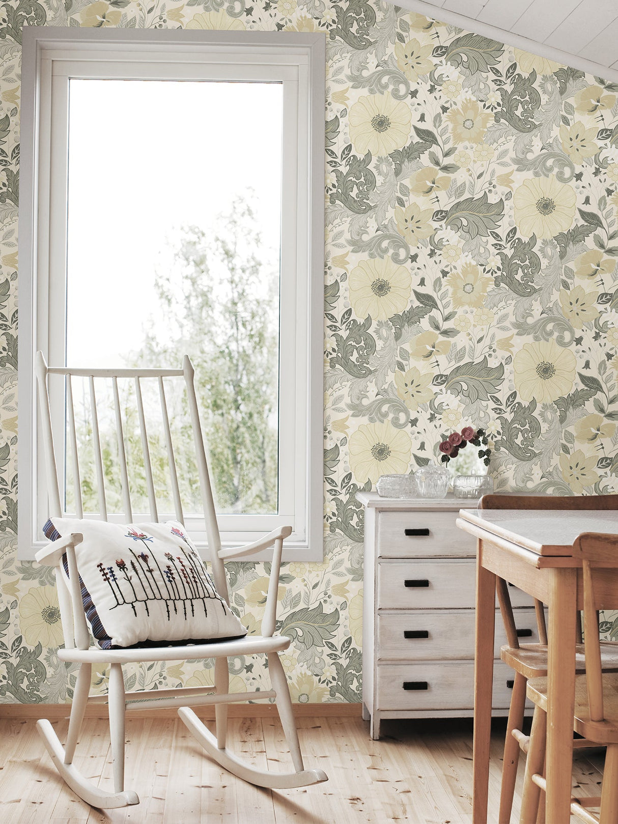 A-Street Prints 2999-13106 Victoria Pastel Floral Nouveau Wallpaper