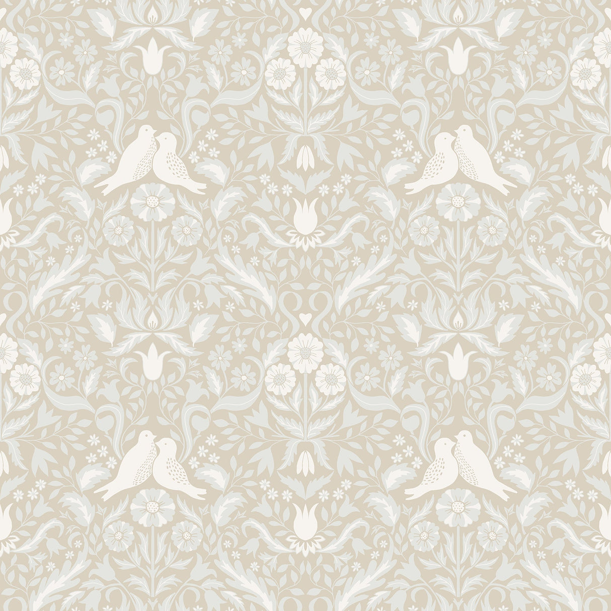 A-Street Prints 2999-14026 Niki Beige Country Kitsch Wallpaper