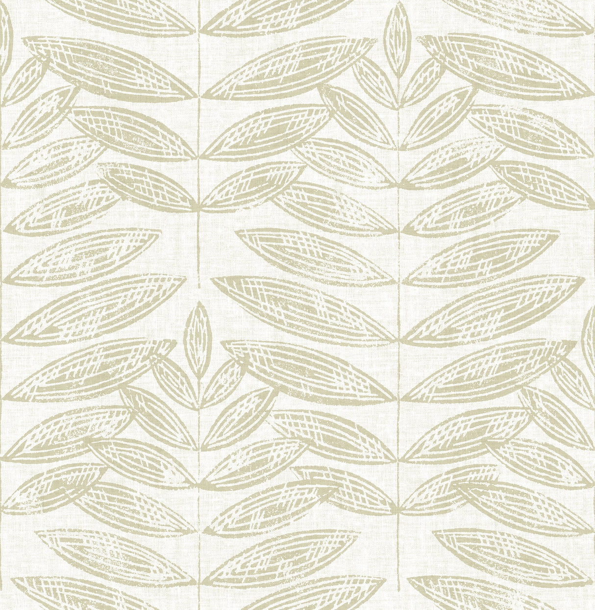 A-Street Prints 2999-25100 Akira Taupe Leaf Wallpaper