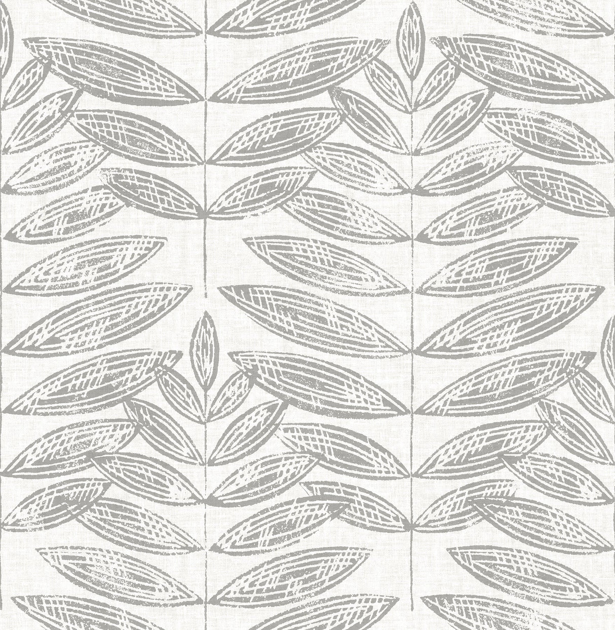 A-Street Prints 2999-25101 Akira Grey Leaf Wallpaper