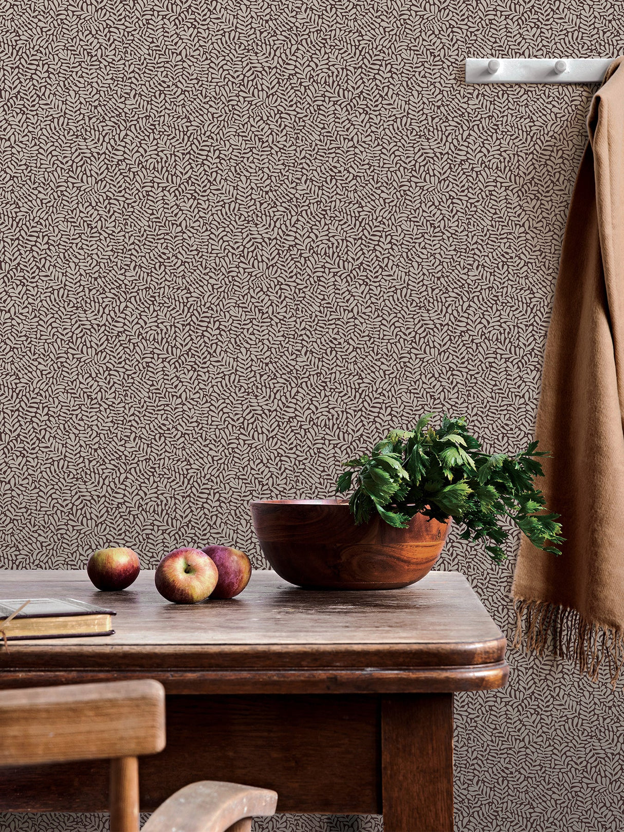 A-Street Prints 2999-55005 Anna Purple Fern Trail Wallpaper