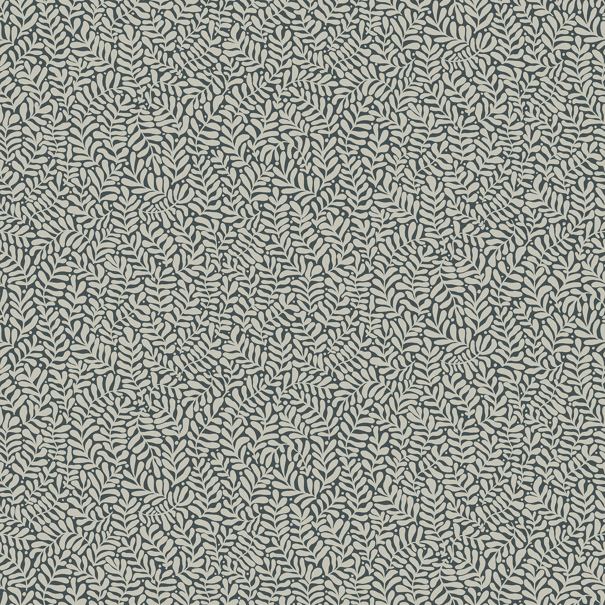 A-Street Prints 2999-55032 Anna Dark Blue Fern Trail Wallpaper