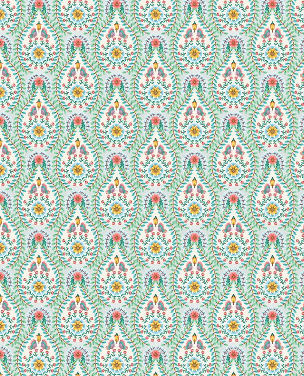 Eijffinger 300150 Garden Party Off-White Raindrops Wallpaper