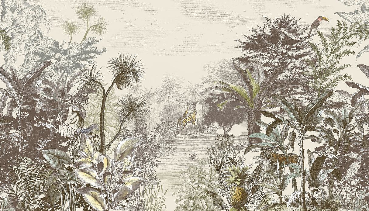 Eijffinger 300610 Into the Wild Natural Wall Mural