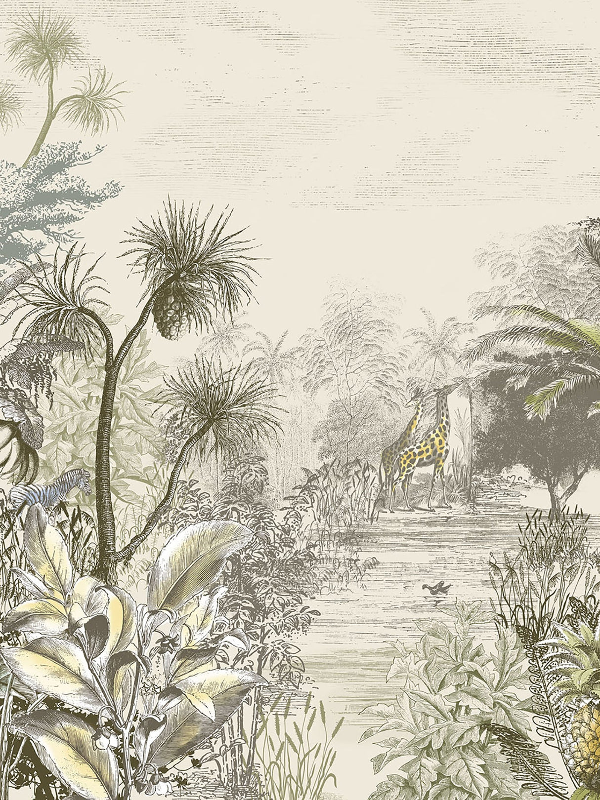 Eijffinger 300620 Giraffe Natural Wall Mural